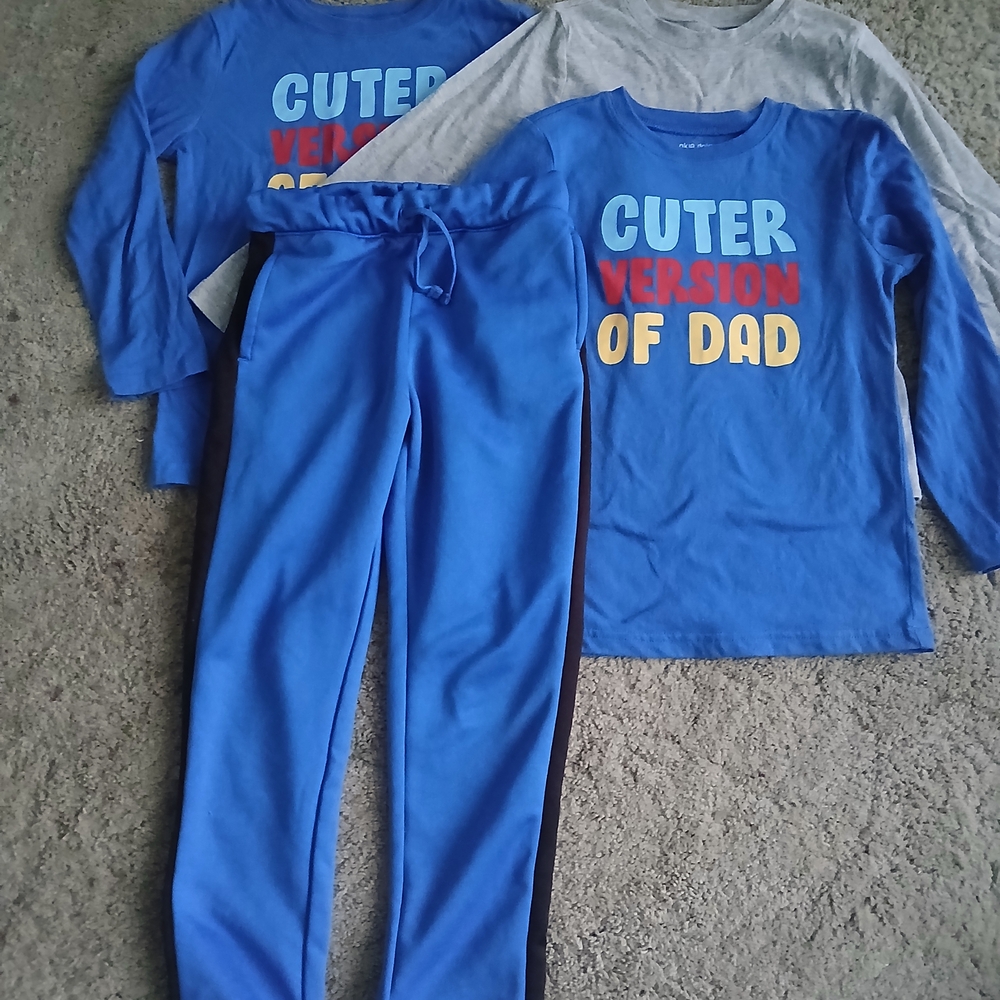 3 Shirts And Pants Boys Size 7